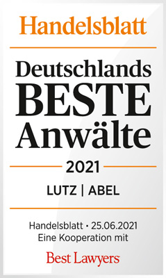 Handelsblatt Deutschlands Beste Anwälte 2021